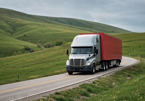 semi-truck-hauling-cargo-winding-road-through-lush-green-landscape